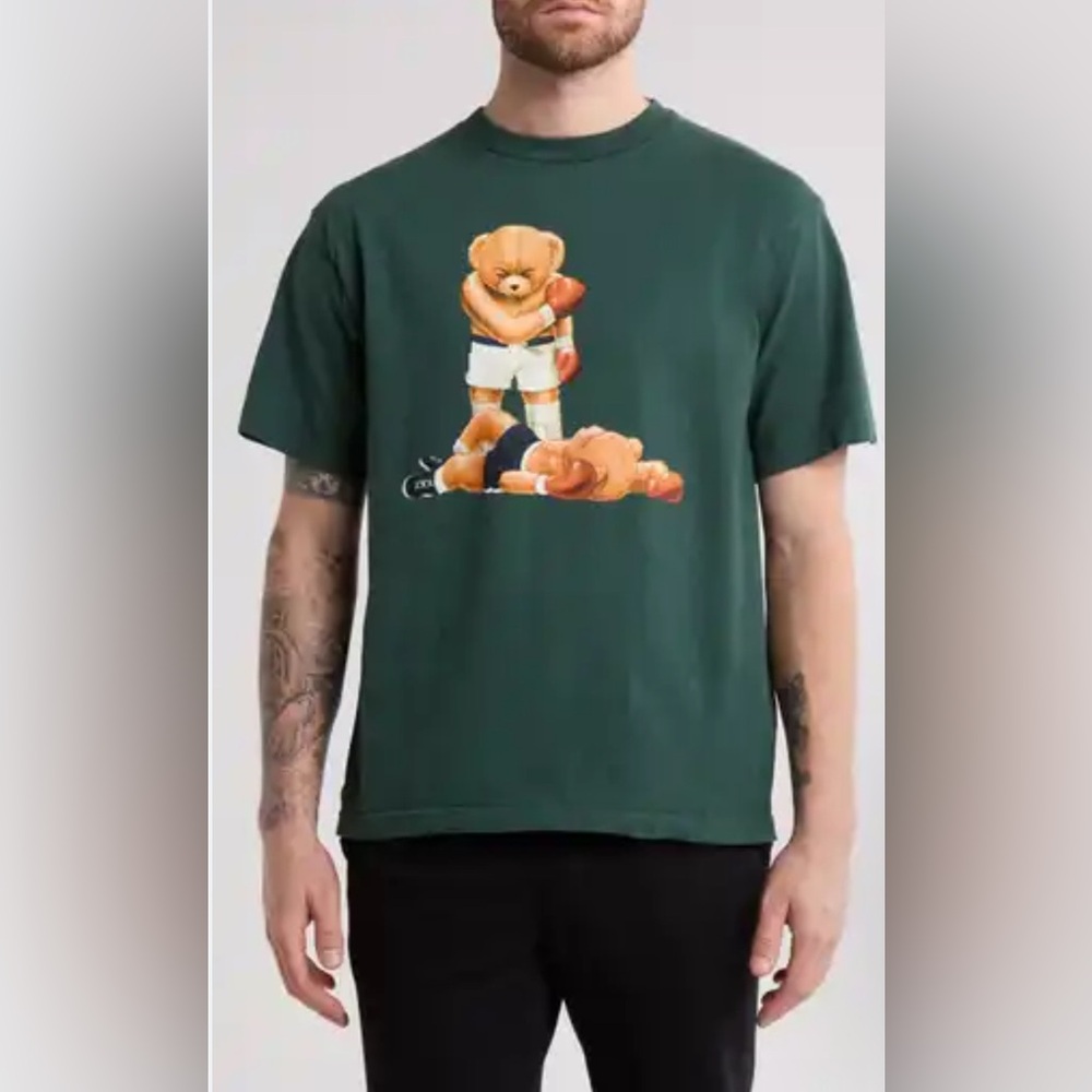 Market Bear Boxing Tee size M - Picture 1 of 4